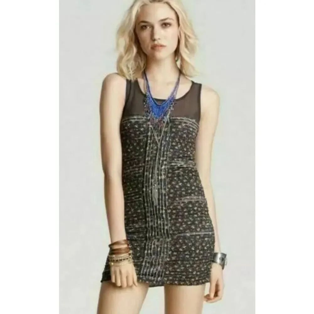 Free People body con mini dress